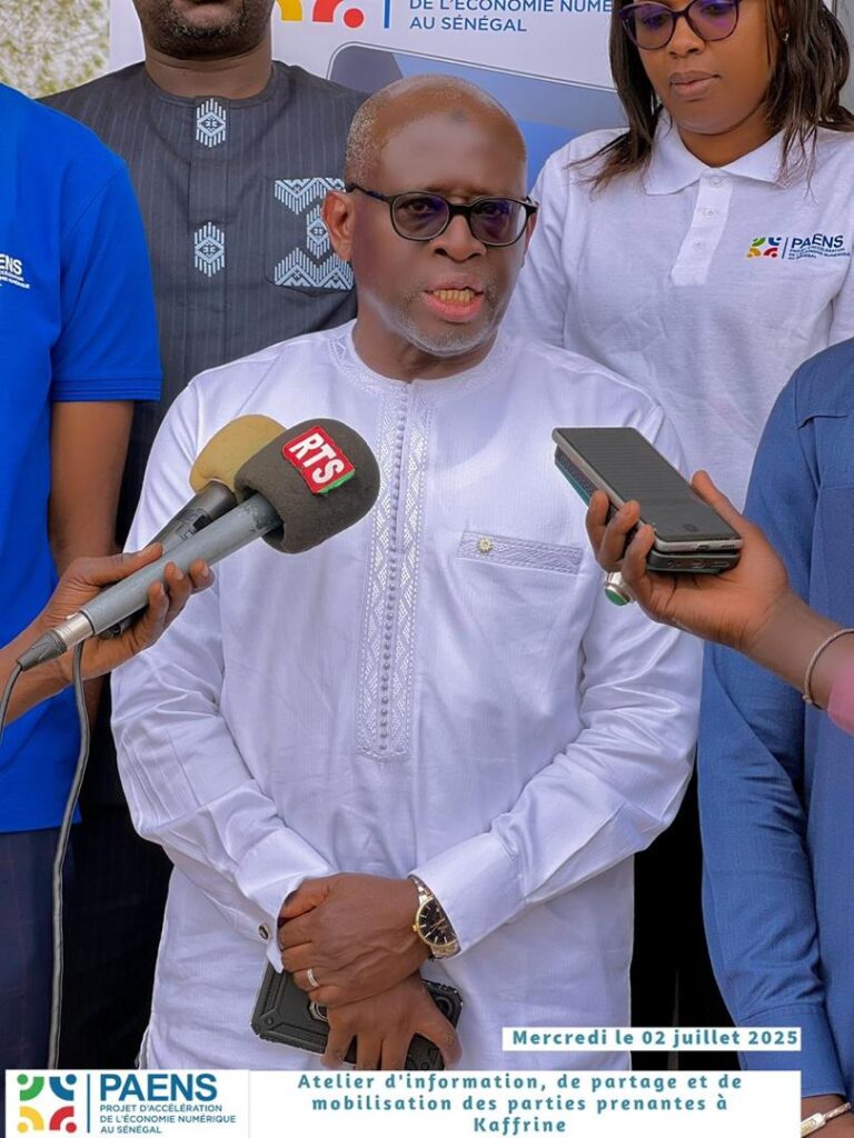 Samba Séne coordonnateur PAENS atelier Kaffrine